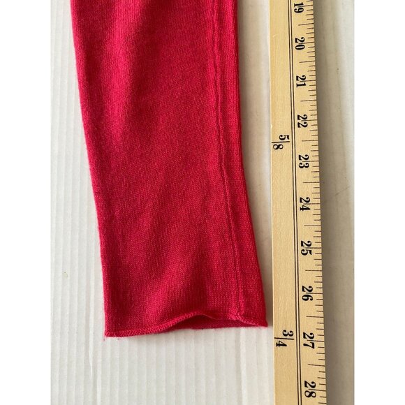 INC Red Lightweight Office Siren Sweater/Tunic Acrylic/Nylon/Wool Blend Size M - Picture 7 of 7